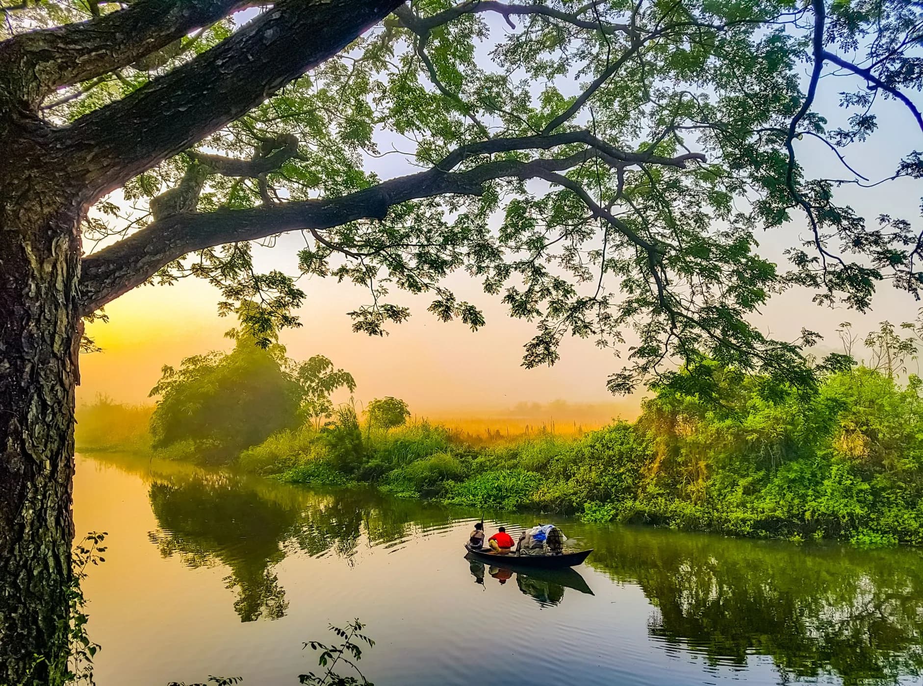 Scenic travel landscape representing Bangladesh adventure